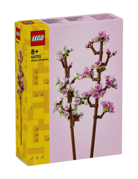 LEGO Botanicals 40725 Fiori di Ciliegio, Set per Adulti, Bambine e Bambini da 8+, Regalo Collezione Botanica per Donna o Uomo