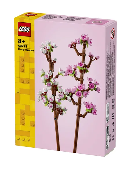 LEGO Botanicals 40725 Fiori di Ciliegio, Set per Adulti, Bambine e Bambini da 8+, Regalo Collezione Botanica per Donna o Uomo