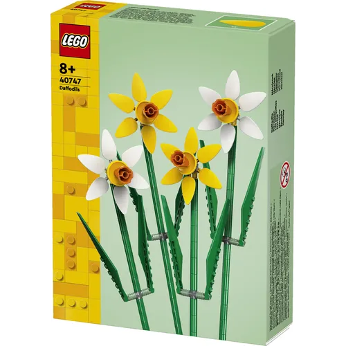 LEGO Botanicals 40747 Narcisi, Fiori Finti per...