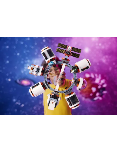 LEGO City 60433 Stazione Spaziale Modulare, Modellino da Costruire per Collegare Astronavi e Moduli, Gioco per Bambini da 7+