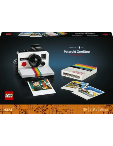 LEGO Ideas Fotocamera Polaroid OneStep SX-70 21345 Modellismo da Costruire per Adulti, Regali Creativi, Oggetti da Collezione