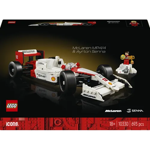 LEGO ICONS McLaren MP4/4 e Ayrton Senna