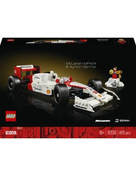 LEGO ICONS McLaren MP4/4 e Ayrton Senna