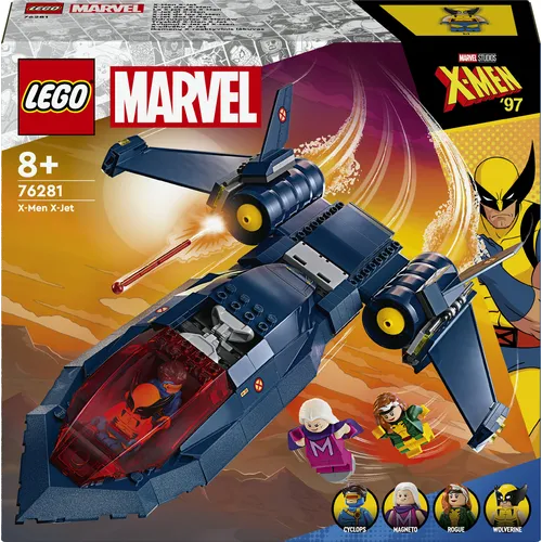 LEGO | Marvel 76281 X-Jet di X-Men, Aereo...