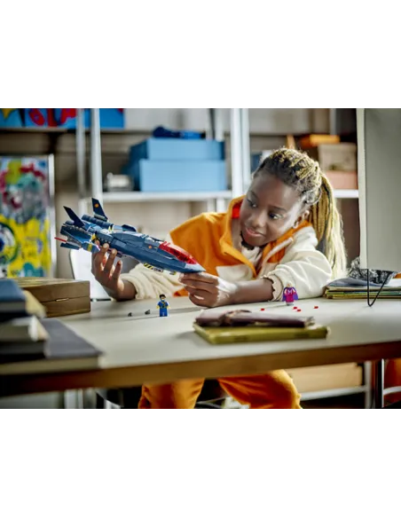 LEGO | Marvel 76281 X-Jet di X-Men, Aereo Giocattolo per Bambini di 8+ Anni, Modellino da Costruire con Minifigure di Supereroi