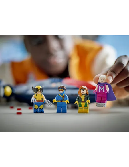 LEGO | Marvel 76281 X-Jet di X-Men, Aereo Giocattolo per Bambini di 8+ Anni, Modellino da Costruire con Minifigure di Supereroi