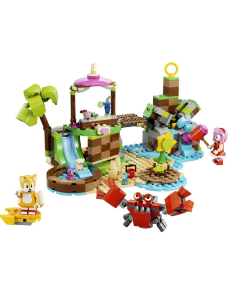 LEGO Sonic the Hedgehog 76992 L’Isola del Soccorso Animale di Amy, Giocattolo con 6 Personaggi, Regalo per Bambini dai 7 Anni