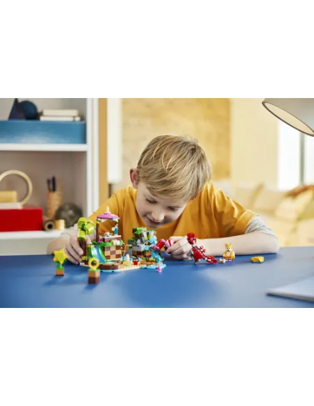 LEGO Sonic the Hedgehog 76992 L’Isola del Soccorso Animale di Amy, Giocattolo con 6 Personaggi, Regalo per Bambini dai 7 Anni
