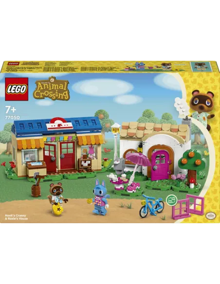 LEGO Animal Crossing 77050 Bottega di Nook e casa di Grinfia, Giochi Creativi per Bambini 7+ con Negozio e Casa Giocattolo