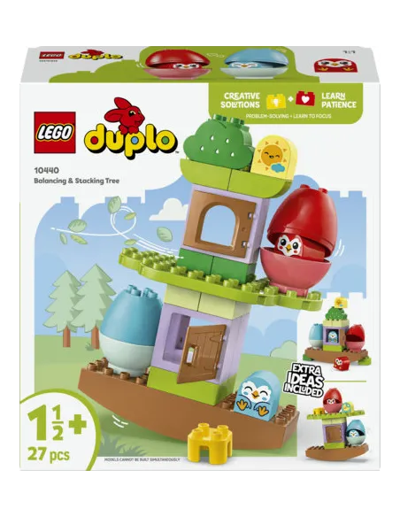 LEGO DUPLO 10440 L’Albero dell’Equilibrio, Casa Giocattolo con Elementi Impilabili, Giochi Didattici per Bambini da 18 Mesi