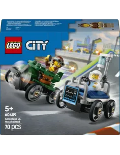 LEGO City 60459 Pack Veicoli da Corsa: Aereo Contro Letto...