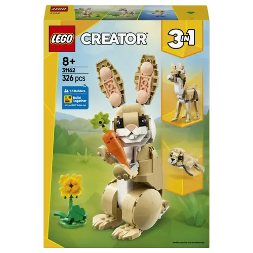 LEGO Creator 3 in 1 31162 Adorabile Coniglio...