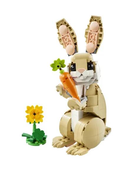 LEGO Creator 3 in 1 31162 Adorabile Coniglio Giocattolo, Si Trasforma in Lama o in Foca, Regalo per Bambini e Bambine 8+ Anni