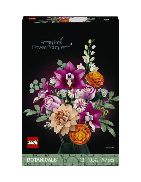 LEGO Botanicals Bouquet di fiori rosa