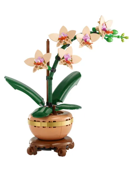 LEGO Botanicals 10343 Mini-Orchidea, Fiori Finti da Costruire, Botanical Collection per Adulti, Idea Regalo per Donna o Uomo