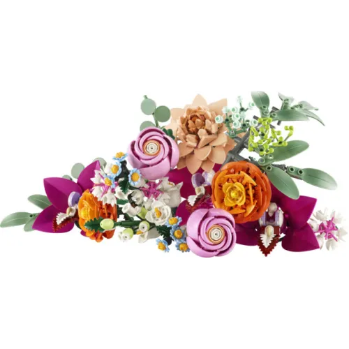 LEGO Botanicals Bouquet di fiori rosa