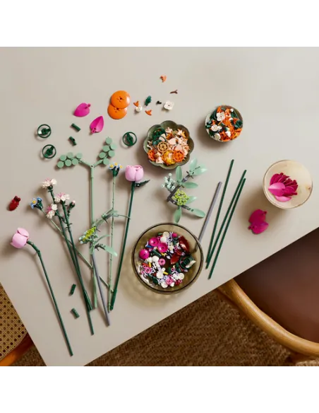 LEGO Botanicals Bouquet di fiori rosa