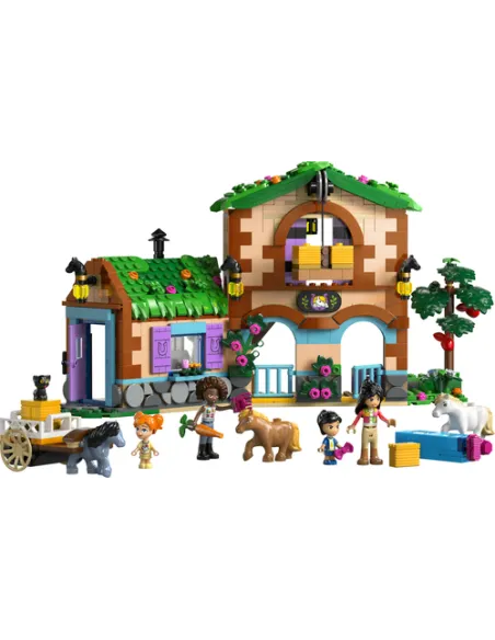 LEGO Friends 42654 Ranch e Scuderia dei Pony Giocattolo con 4 Mini Bamboline, Animali Domestici e Accessori, Idea Regalo 7+