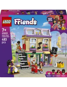 LEGO Friends 42653 Negozio di Musica e Appartamento...