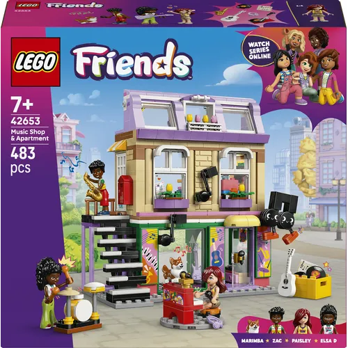 LEGO Friends Negozio di musica e appartamento