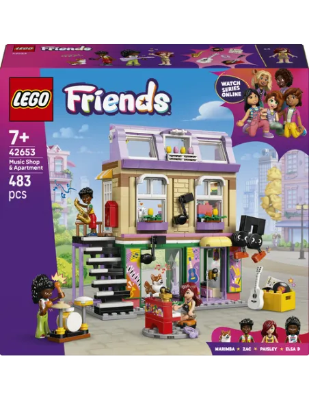 LEGO Friends Negozio di musica e appartamento