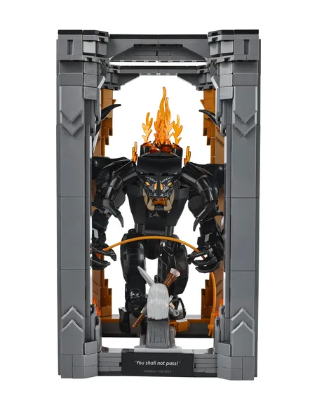 LEGO ICONS 10367 Il Signore degli Anelli: Book Nook del Balrog, Costruzione per Adulti da Esposizione, Regalo da Collezione