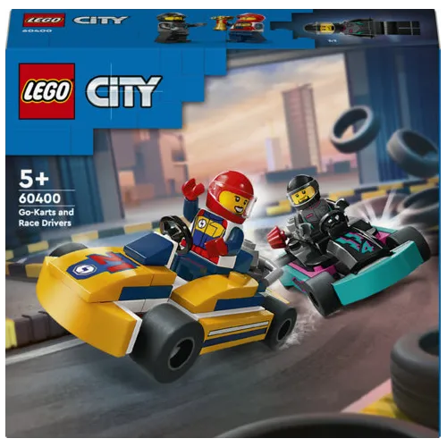LEGO City 60400 Go-Kart e Piloti, Modellini da...
