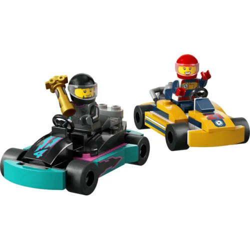 LEGO City 60400 Go-Kart e Piloti, Modellini da...