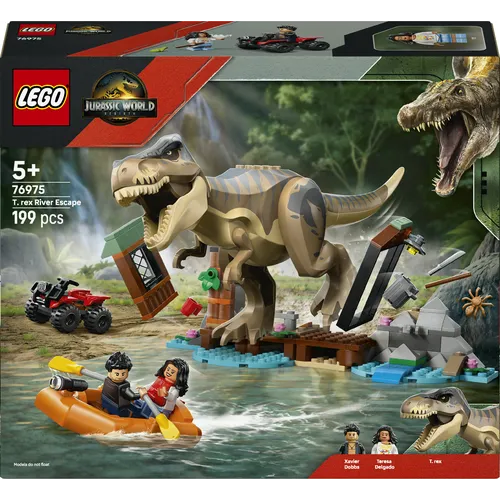 LEGO Jurassic World Fuga sul fiume dal T. rex