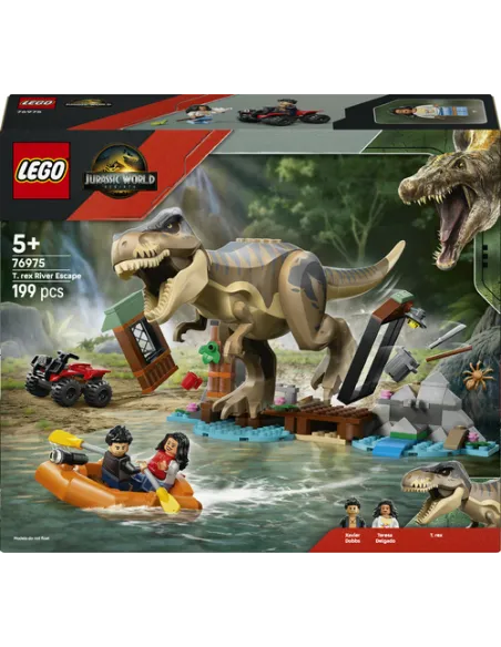 LEGO Jurassic World Fuga sul fiume dal T. rex