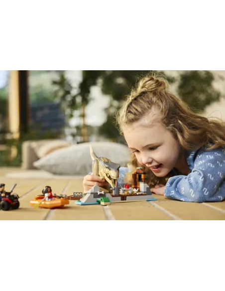 LEGO Jurassic World Fuga sul fiume dal T. rex