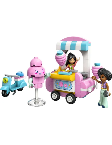 LEGO Friends Bancarella di zucchero filato e scooter