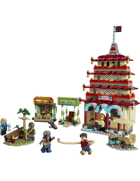 LEGO ONE PIECE 75638 Battaglia ad Arlong Park, Giocattolo con 5 Minifigure e una Pagoda che Crolla - Regalo per Bambini 9+