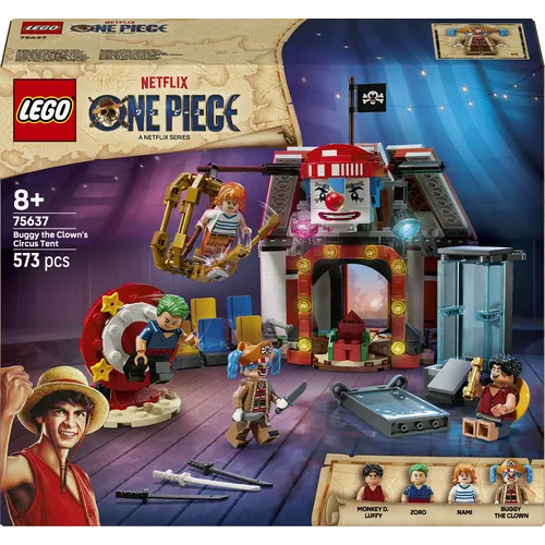 LEGO ONE PIECE 75637 La Tenda del Circo di Bagy...