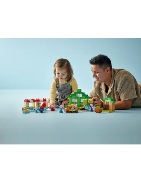 LEGO DUPLO 10461 Il Giardino e la Serra di Nonno Pig, Giochi Educativi con 5 Personaggi, Piante e Attrezzi per Bambini da 2+
