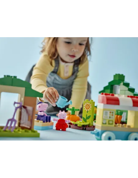 LEGO DUPLO 10461 Il Giardino e la Serra di Nonno Pig, Giochi Educativi con 5 Personaggi, Piante e Attrezzi per Bambini da 2+