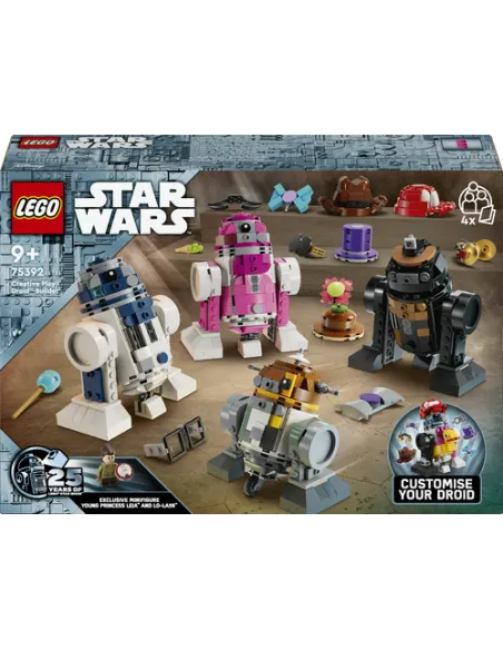 LEGO Star Wars 75392 Gioco Creativo - Costruisci un Droide, Set per Costruire 4 Droidi, Giochi per Bambini 9+ con Minifigure