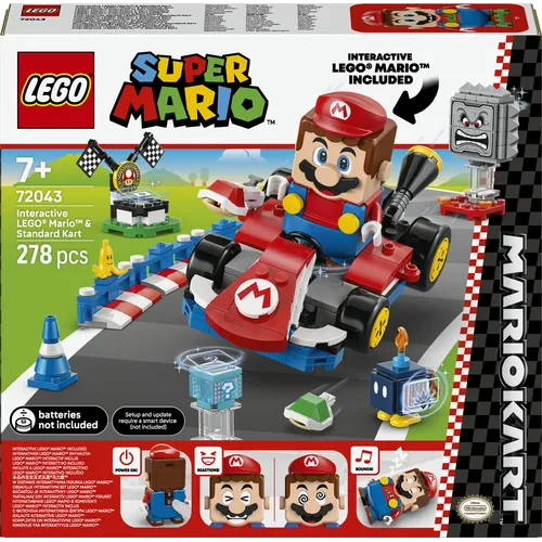 LEGO Super Mario Mario Kart 72043 - Interattivo...