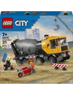 LEGO City 60478 Betoniera Giocattolo, Gioco Didattico,...