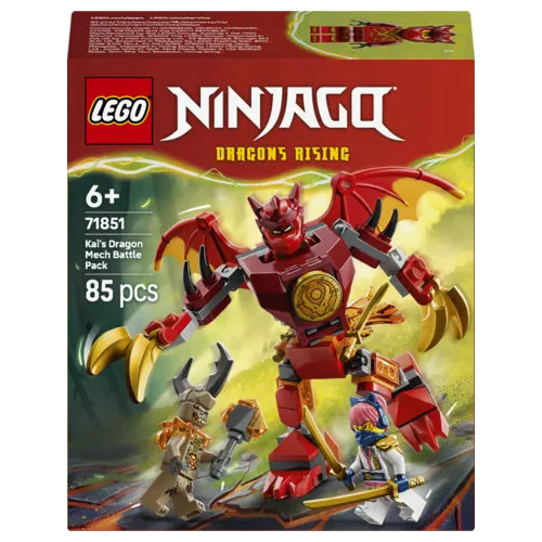 LEGO NINJAGO 71851 Battle Pack Mech Drago di...