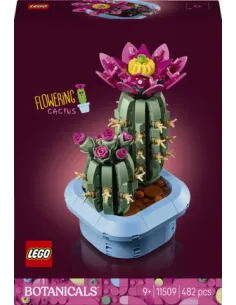 LEGO Botanicals 11509 Cactus in Fiore, Pianta Artificiale...