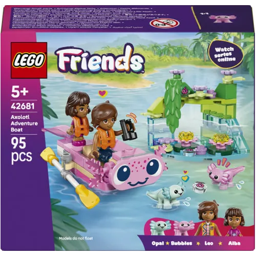 LEGO Friends 42681 Barca d’Avventura Axolotl...