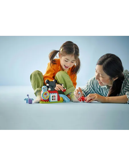 LEGO DUPLO | Disney 10454 La Casa e l’Auto di Topolino Giocattolo con Personaggi, Macchina e Accessori, Giochi Didattico 2+