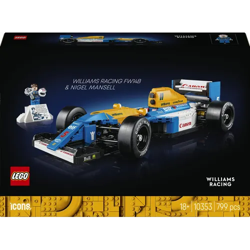 LEGO ICONS 10353 Williams Racing FW14B e Nigel...
