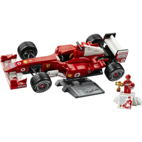 LEGO ICONS Ferrari F2004 e Michael Schumacher
