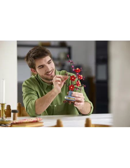 LEGO Botanicals 10369 Albicocco Giapponese, Fiore Finto Artificiale da Costruire per Adulti, Idea Regalo per Donna o Uomo
