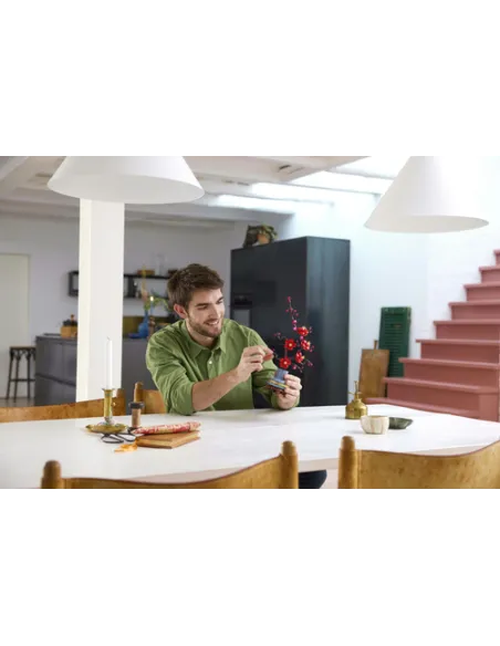 LEGO Botanicals 10369 Albicocco Giapponese, Fiore Finto Artificiale da Costruire per Adulti, Idea Regalo per Donna o Uomo