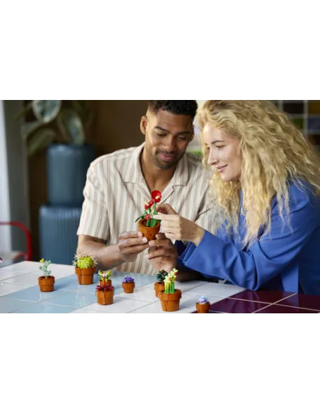 LEGO Botanicals 10329 Piantine, Collezione Botanica con Fiori Artificiali, Idea Regalo di Compleanno per Adulti, Donna o Uomo