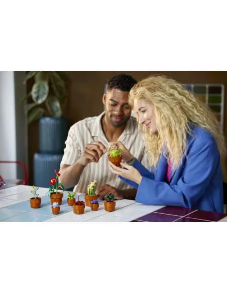LEGO Botanicals 10329 Piantine, Collezione Botanica con Fiori Artificiali, Idea Regalo di Compleanno per Adulti, Donna o Uomo