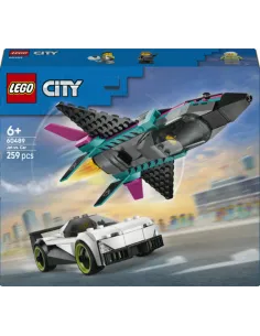 LEGO City 60489 Jet Contro Auto Sportiva Giocattolo,...